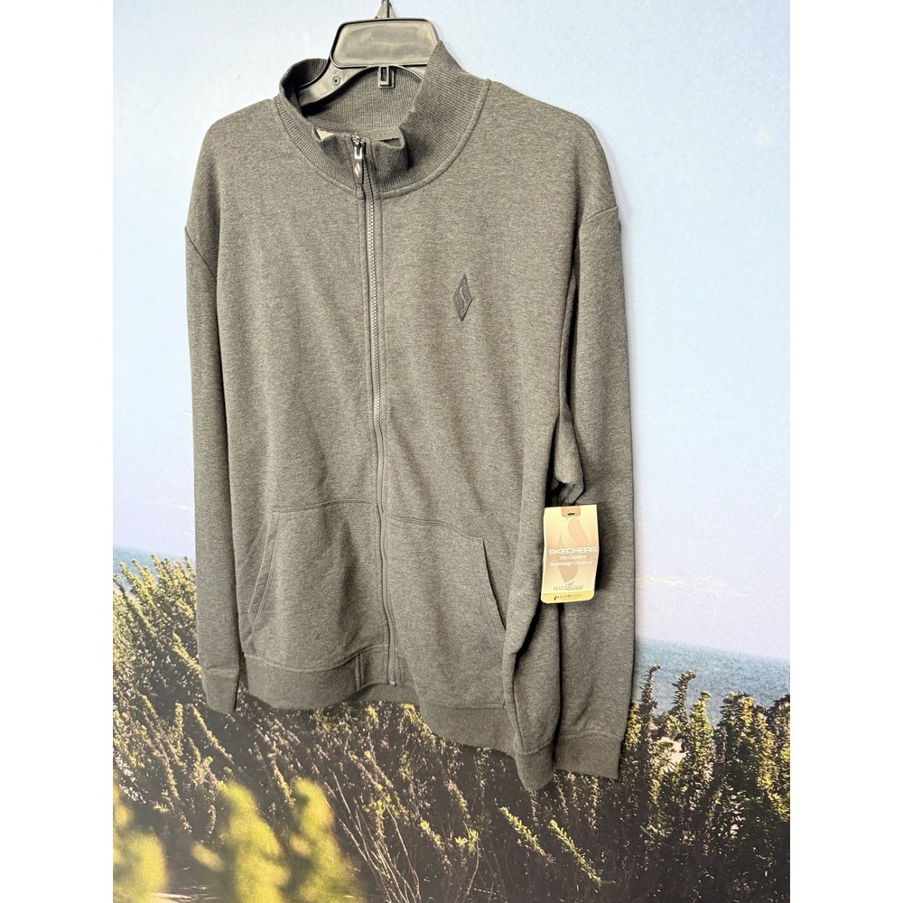 Skechers Men's Go Walk Everywhere Hoodless Hoodie Sweatshirt Black XL New